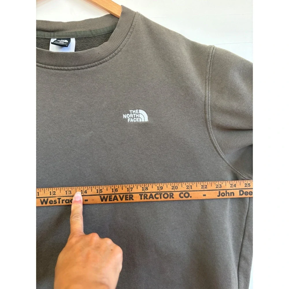 The North Face Circular Design Mens XL Crewneck Sweatshirt brown Gorpcore
